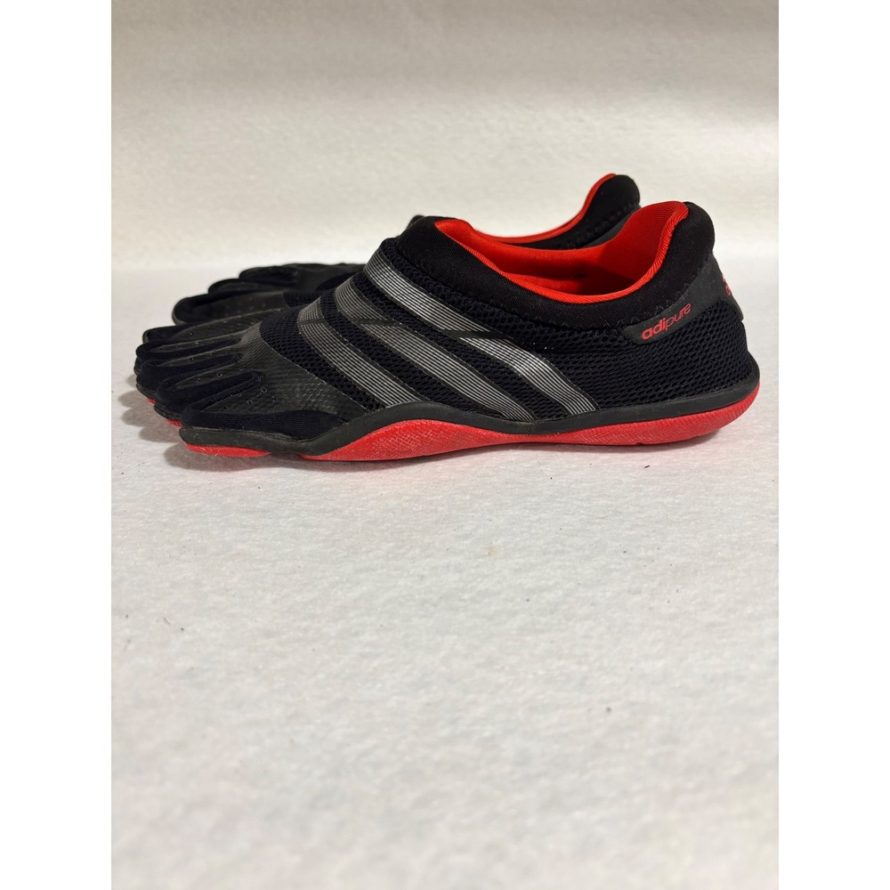 Adidas Adipure Trainer Barefoot Shoes Black Red G61027 Mens 8 Women 9